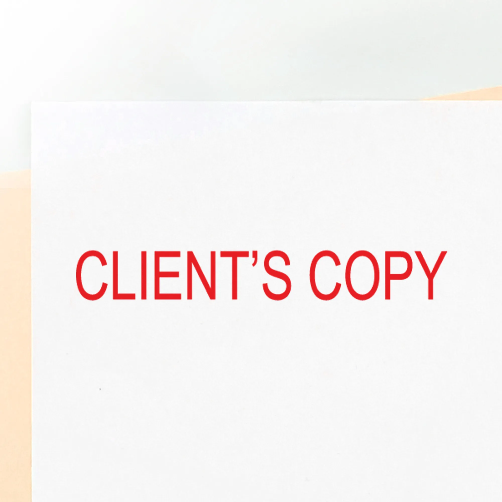 Client's Copy Stamp